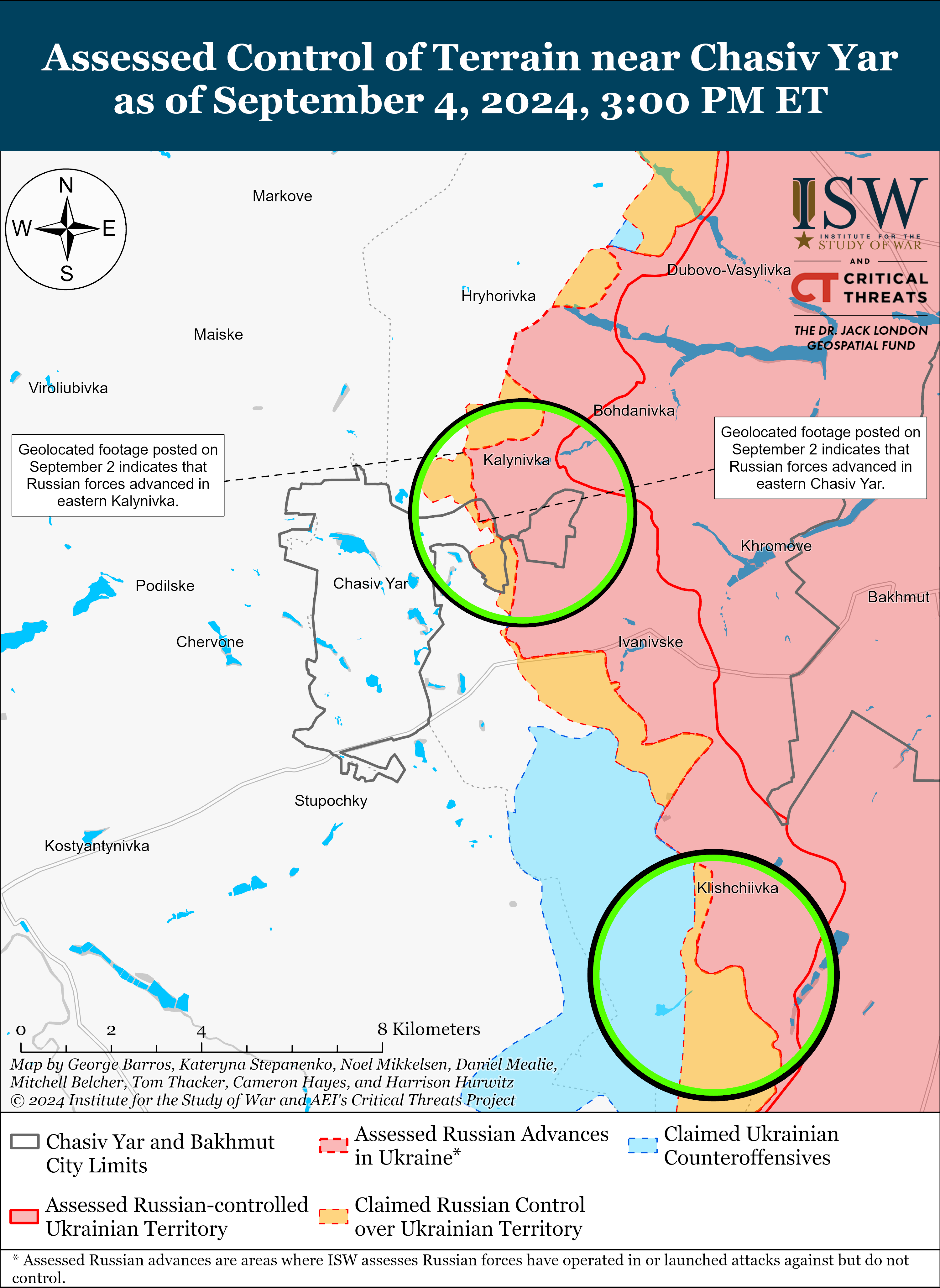 ЗСУ відновили позиції на Донбасі, але й РФ має успіхи: карти ISW